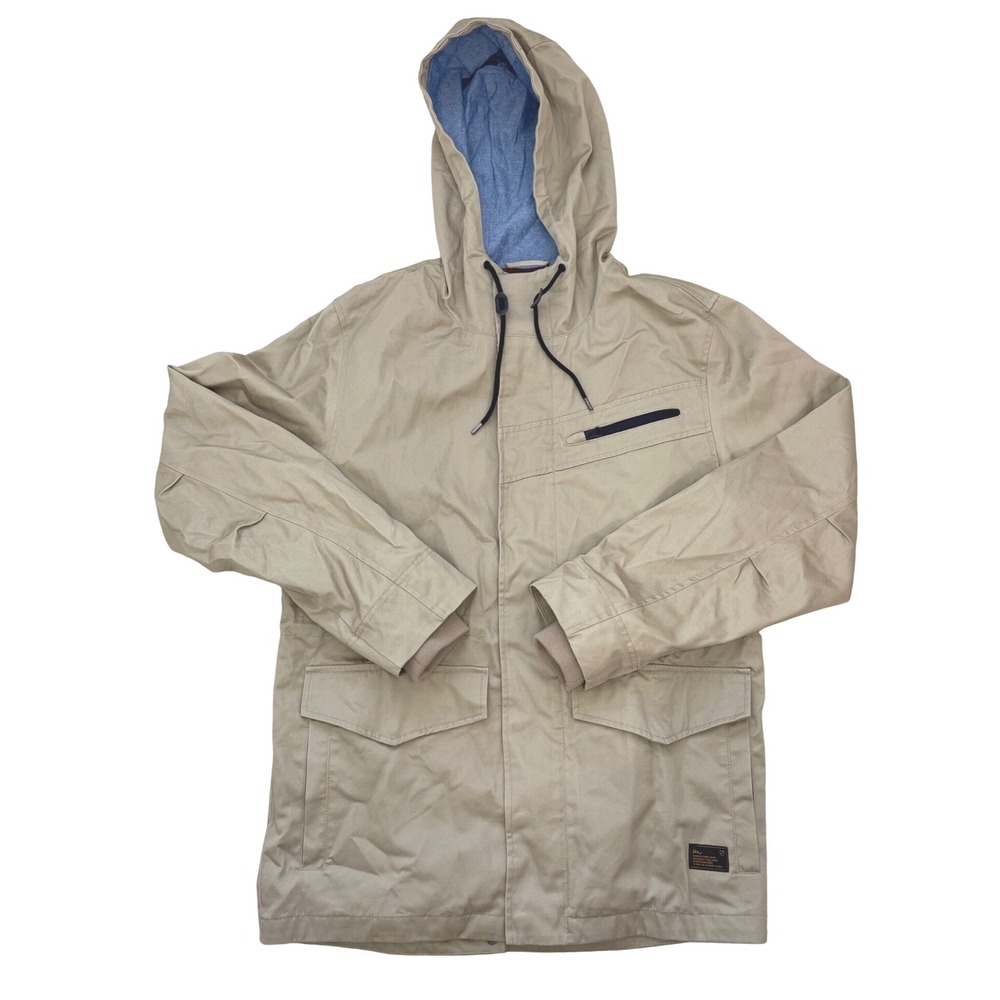 Imperial Motion Mens Tan Hooded Cotton Jacket‎ Size Medium Casual Outdoor
